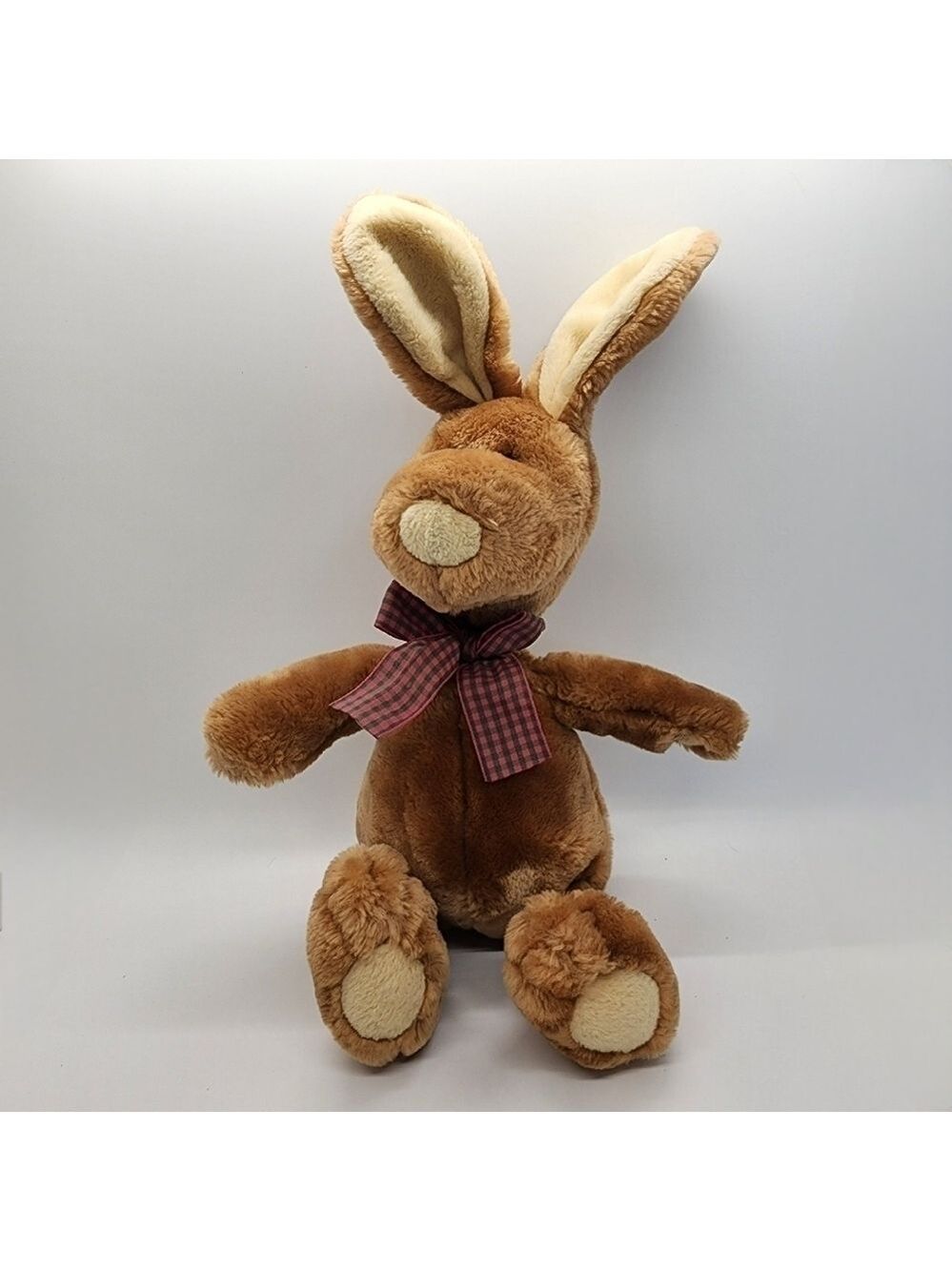 GUND Vintage Clover the Brown Bunny rabbit long snoopy face plush stuffed animal